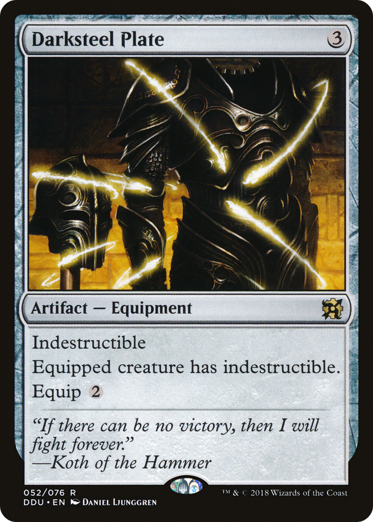Darksteel Plate [Duel Decks: Elves vs. Inventors]-1