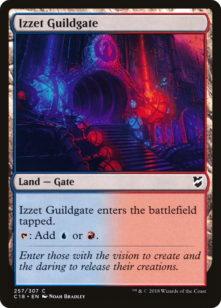 Izzet Guildgate [Commander 2018]-1