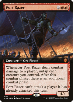 Port Razer (Extended Art) [Commander Legends]-1