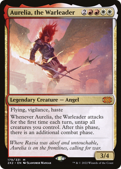 Aurelia, the Warleader [Double Masters 2022]-1