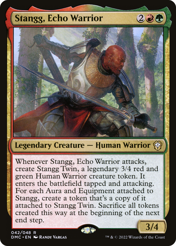 Stangg, Echo Warrior [Dominaria United Commander]-1