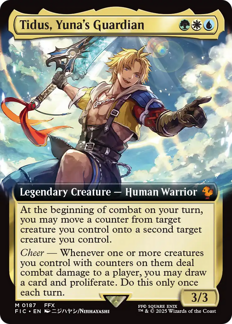 Tidus, Yuna's Guardian (Extended Art) [FINAL FANTASY Commander]-1