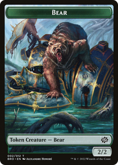 Bear (TBRO-002) - The Brothers' War Tokens Foil-1