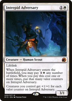 Intrepid Adversary [Innistrad: Midnight Hunt]-1