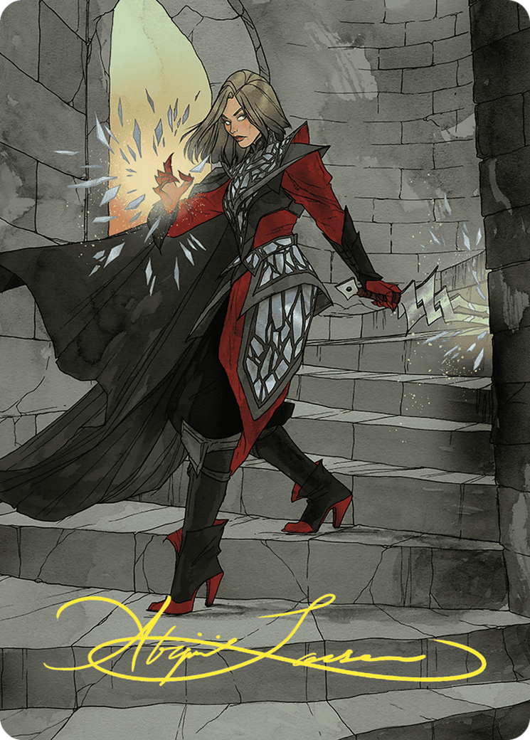 Rowan, Scion of War // Rowan, Scion of War (AWOE-059) - Wilds of Eldraine Art Series (Borderless)-3