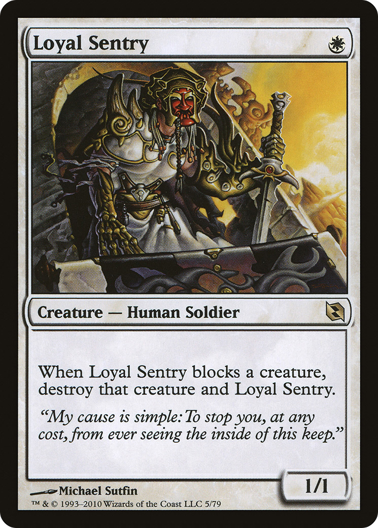 Loyal Sentry [Duel Decks: Elspeth vs. Tezzeret]-1