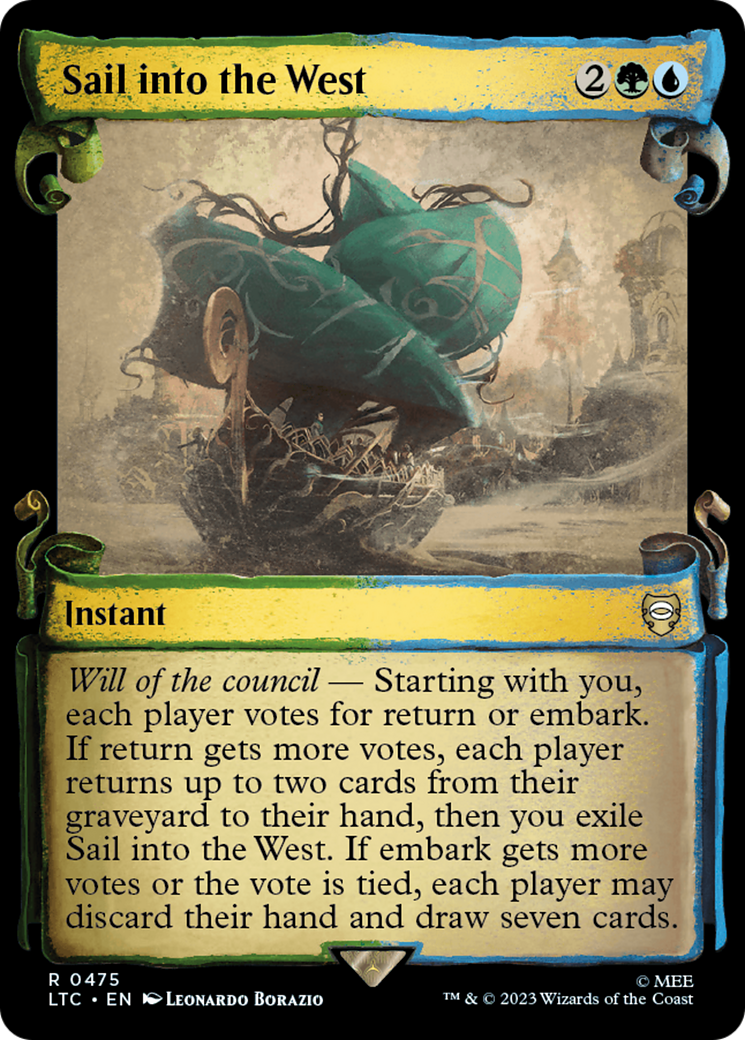 Sail into the West [The Lord of the Rings: Tales of Middle-Earth Commander Showcase Scrolls]-1