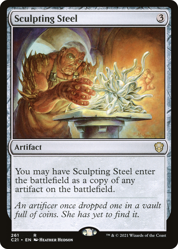 Sculpting Steel [Commander 2021]-1