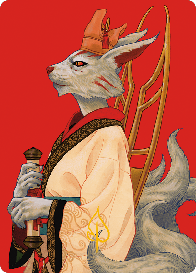 Pearl-Ear, Imperial Advisor // Pearl-Ear, Imperial Advisor (AMH3-045) - Modern Horizons 3 Art Series (Borderless) Foil-3