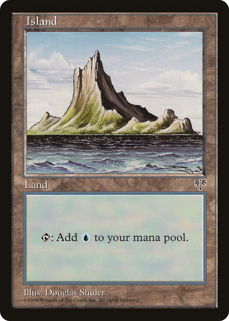 Island (No Tree / Blue Sky / Peak on Left) [Mirage]-1