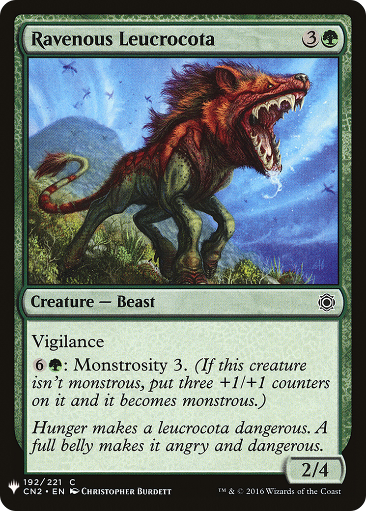 Ravenous Leucrocota [Mystery Booster]-1