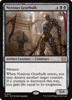 Noxious Gearhulk [Duskmourn: House of Horror Commander]-1