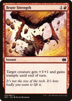 Brute Strength [Duel Decks: Merfolk vs. Goblins]-1