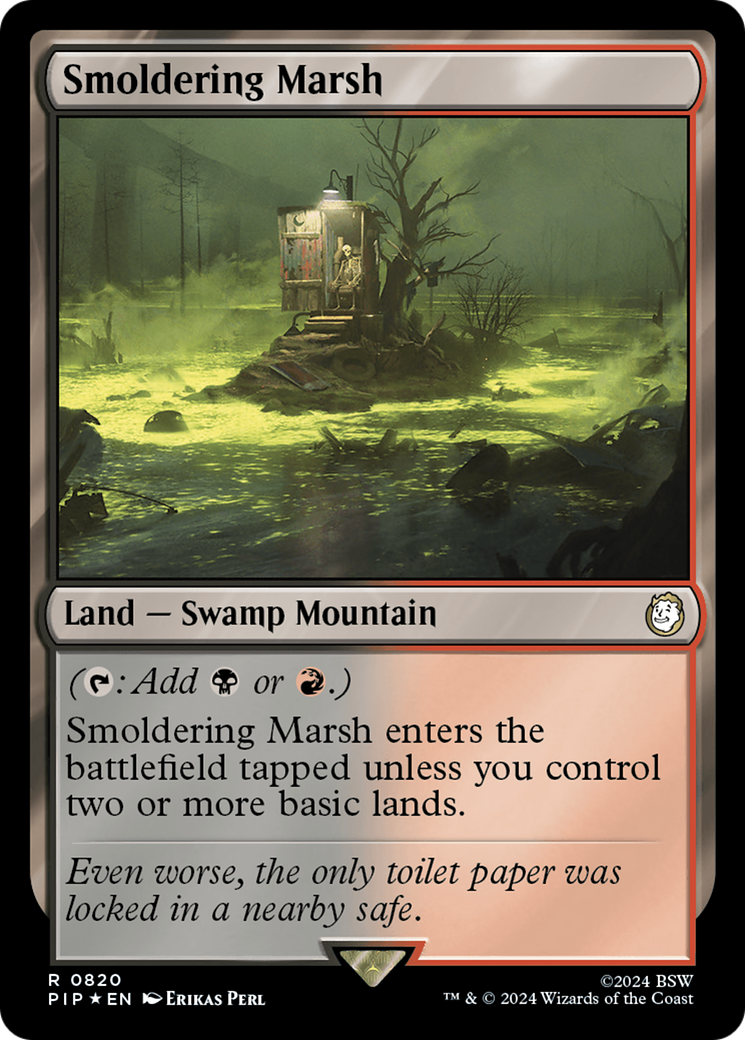 Smoldering Marsh (Surge Foil) [Fallout]-1