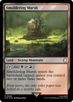 Smoldering Marsh (Surge Foil) [Fallout]-1