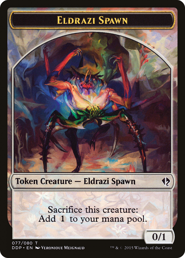 Eldrazi Spawn Token (077/080) [Duel Decks: Zendikar vs. Eldrazi]-1