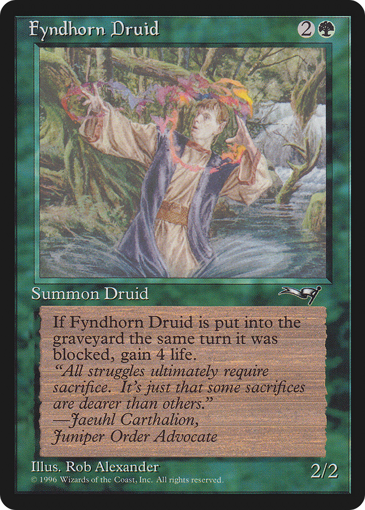 Fyndhorn Druid (Blue Flames) [Alliances]-1