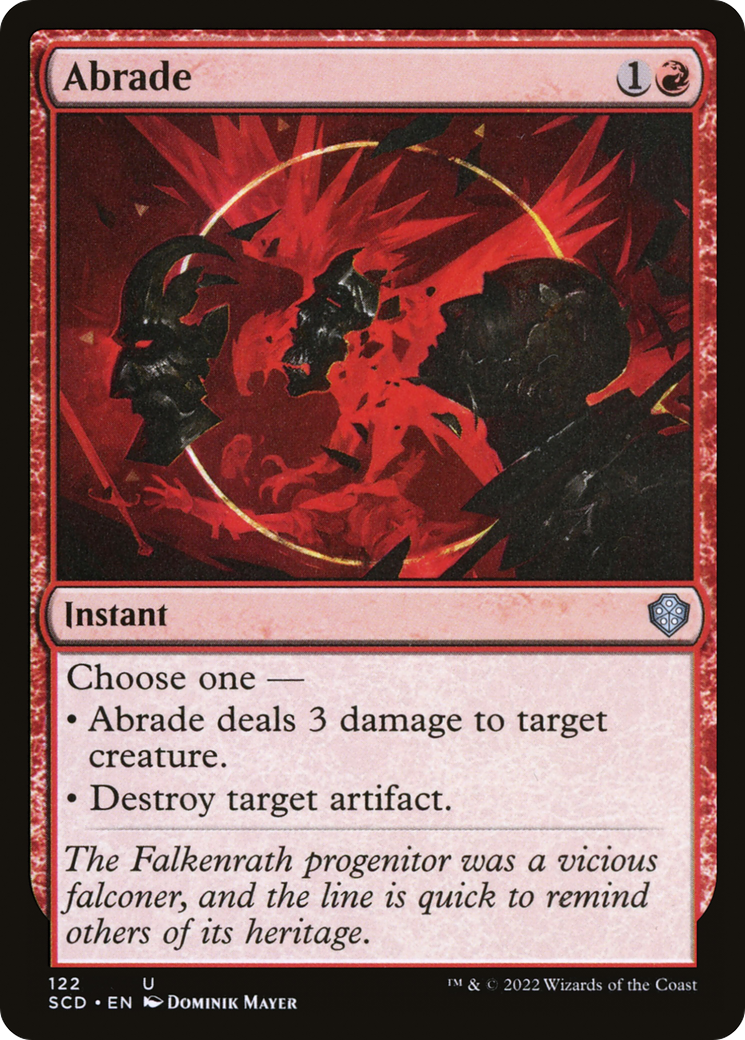 Abrade [Starter Commander Decks]-1