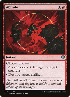 Abrade [Starter Commander Decks]-1