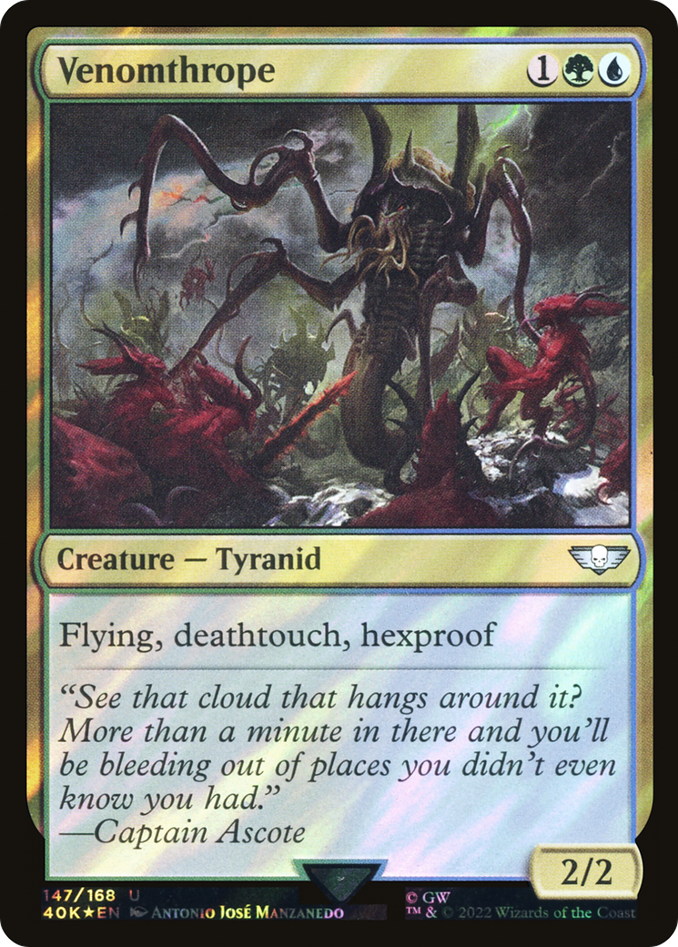 Venomthrope (Surge Foil) (40K-147) - Warhammer 40,000 Commander Foil-1