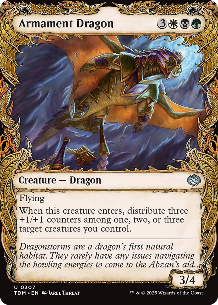 Armament Dragon (Showcase) [Tarkir: Dragonstorm]-1