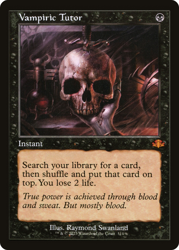 Vampiric Tutor (Retro Frame) (DMR-314) - Dominaria Remastered Foil-1