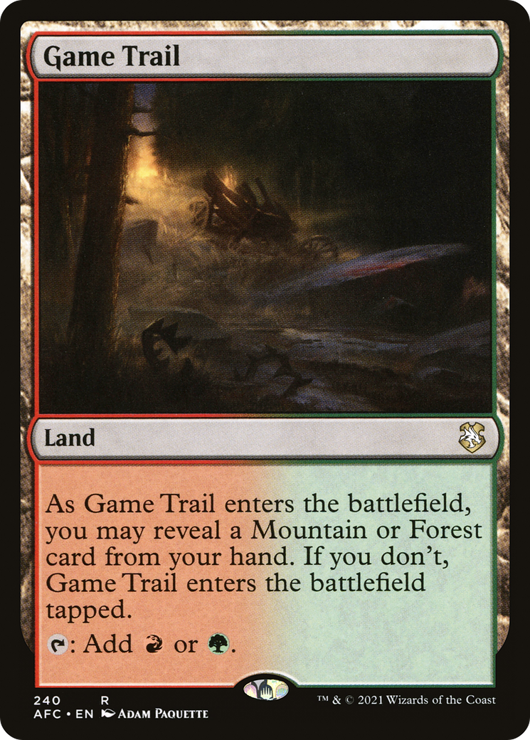 Game Trail [Dungeons & Dragons: Adventures in the Forgotten Realms Commander]-1