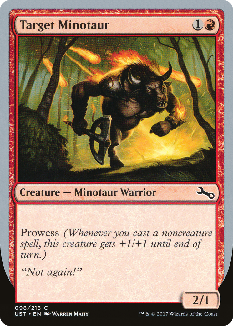Target Minotaur (Fire Art) [Unstable]-1