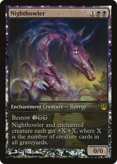 Nighthowler (Game Day) (Extended Art) [Theros Promos]-1