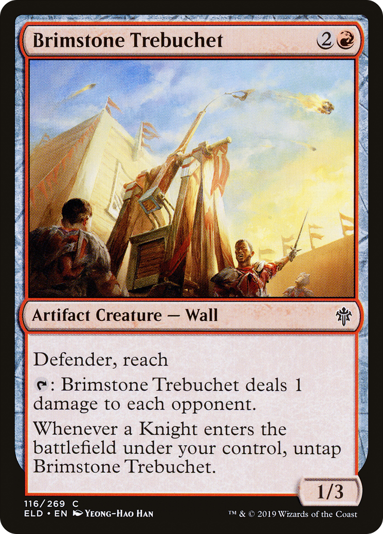 Brimstone Trebuchet [Throne of Eldraine]-1