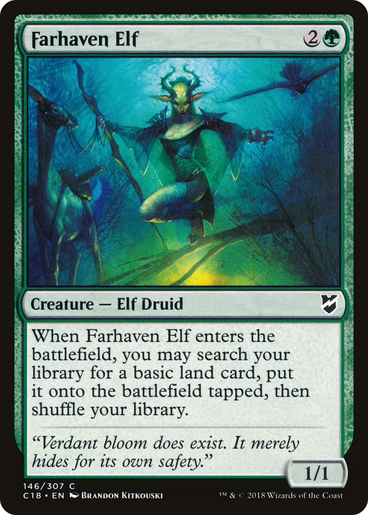 Farhaven Elf [Commander 2018]-1