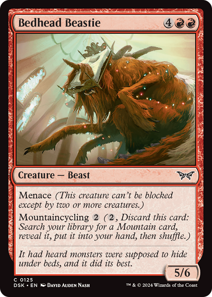 Bedhead Beastie [Duskmourn: House of Horror]-1
