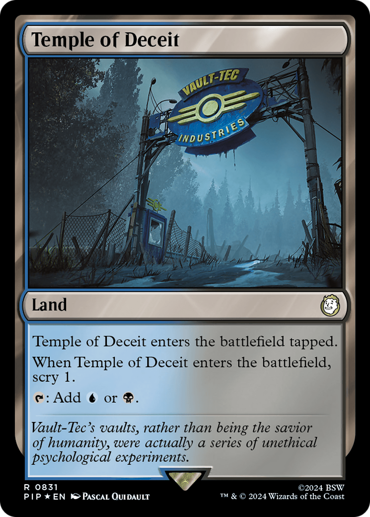 Temple of Deceit (Surge Foil) [Fallout]-1