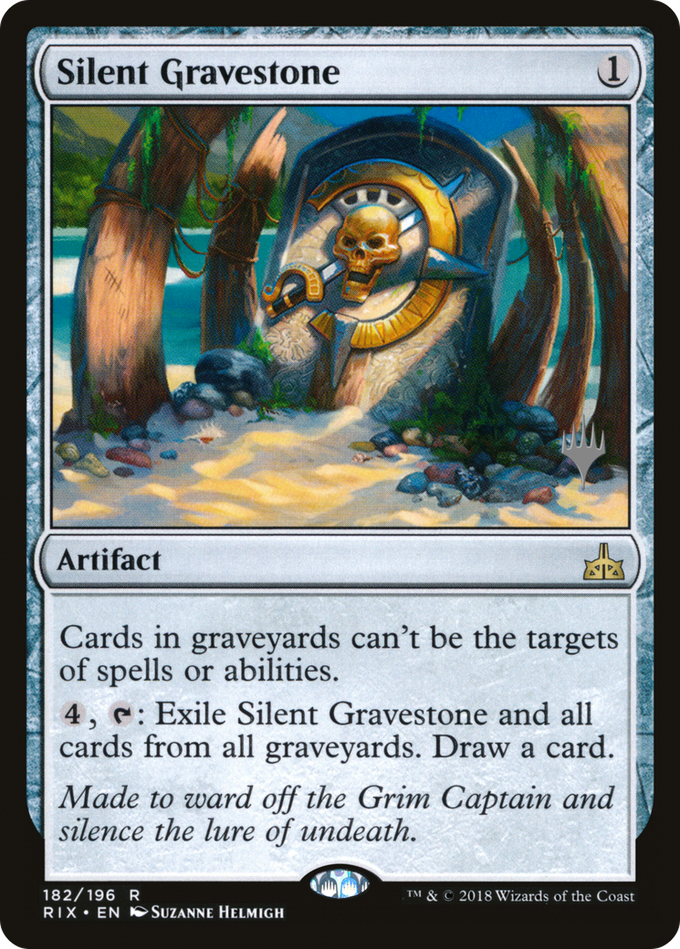 Silent Gravestone (Promo Pack) [Rivals of Ixalan Promos]-1