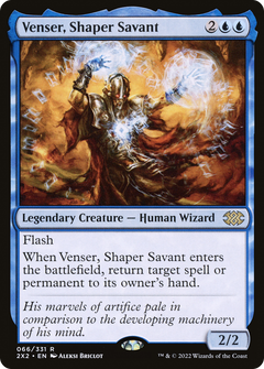 Venser, Shaper Savant (2X2-066) - Double Masters 2022 Foil-1