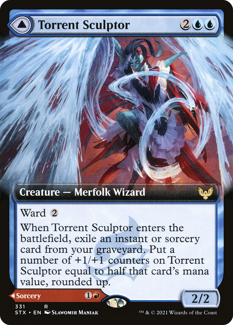 Torrent Sculptor // Flamethrower Sonata (Extended Art) [Strixhaven: School of Mages]-3