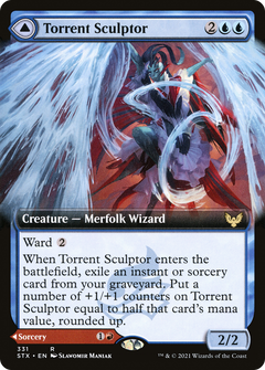 Torrent Sculptor // Flamethrower Sonata (Extended Art) [Strixhaven: School of Mages]-3