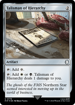 Talisman of Hierarchy (Surge Foil) [Fallout]-1