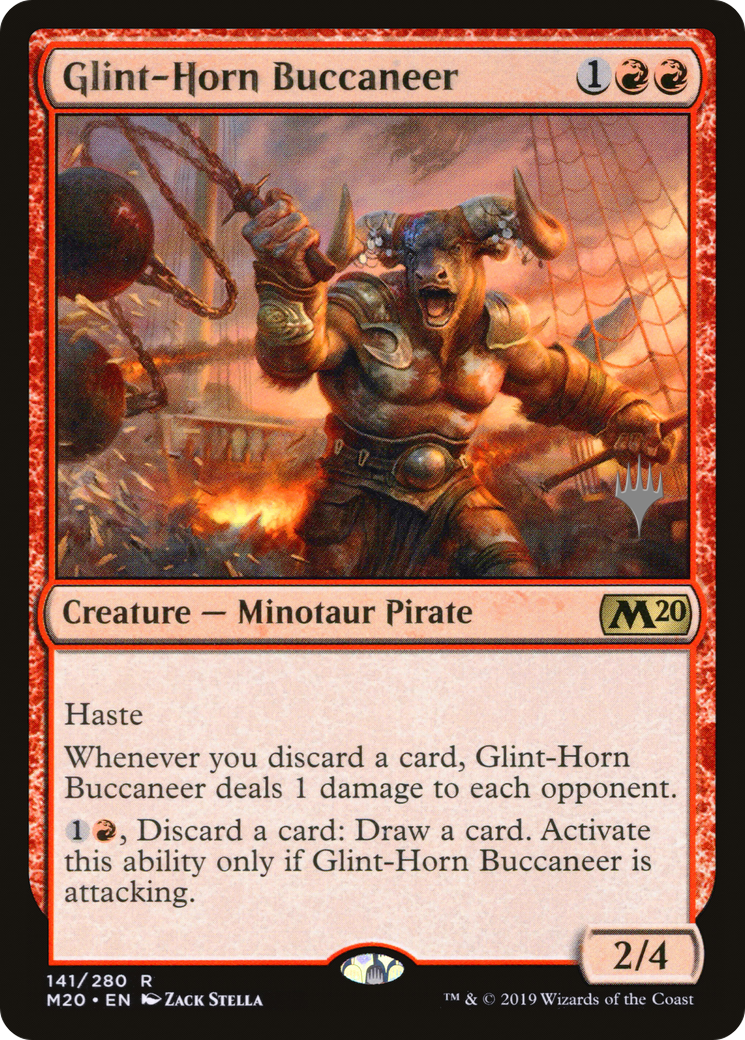 Glint-Horn Buccaneer (Promo Pack) [Core Set 2020 Promos]-1