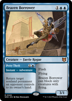 Brazen Borrower // Petty Theft [Wilds of Eldraine Commander]-1