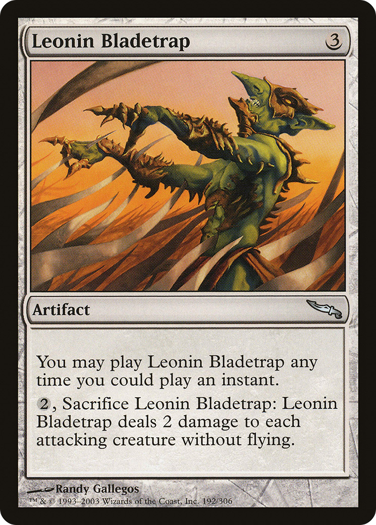 Leonin Bladetrap [Mirrodin]-1
