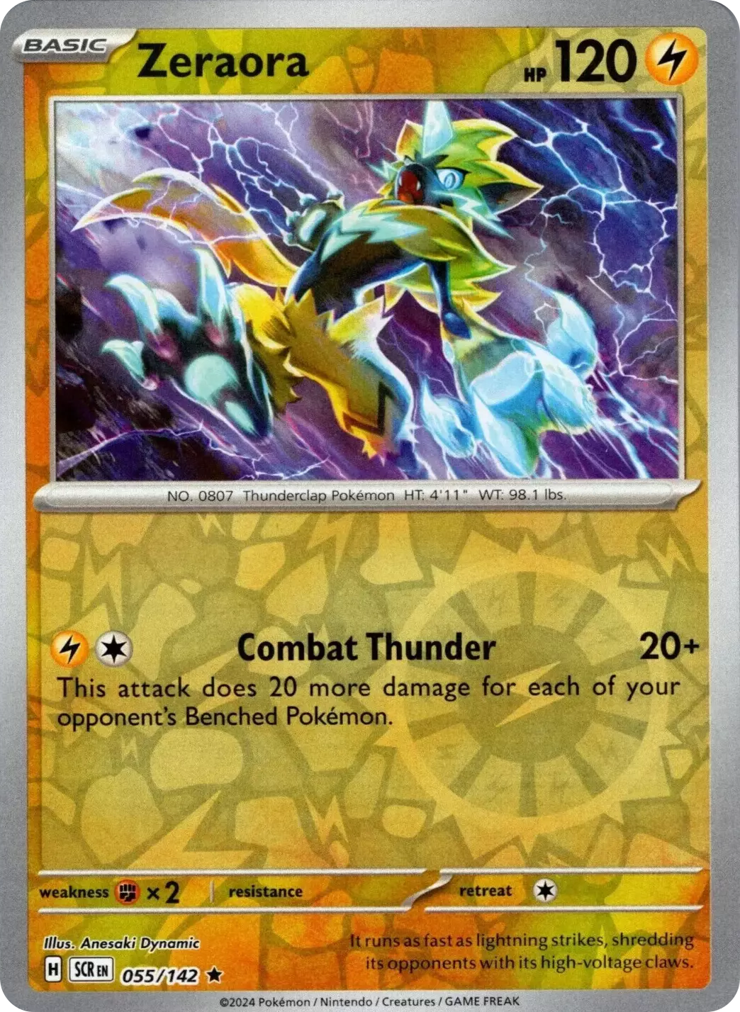 Zeraora (055/142) [Scarlet & Violet: Stellar Crown]-1