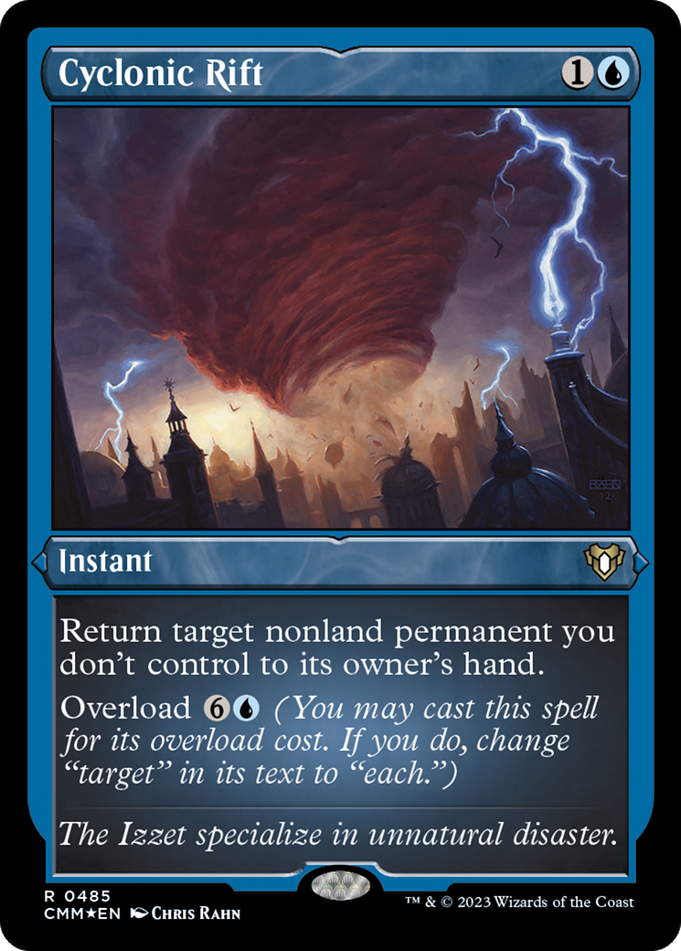 Cyclonic Rift (CMM-485) - Commander Masters Etched Foil-1
