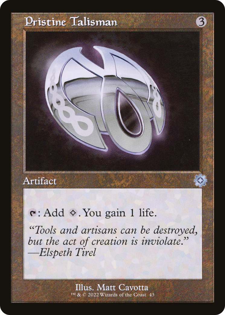Pristine Talisman (Retro) [The Brothers' War Retro Artifacts]-1