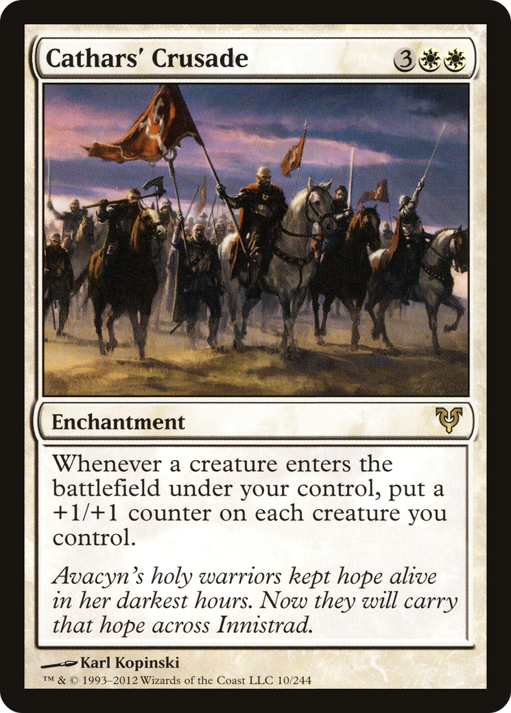 Cathars' Crusade [Avacyn Restored]-1