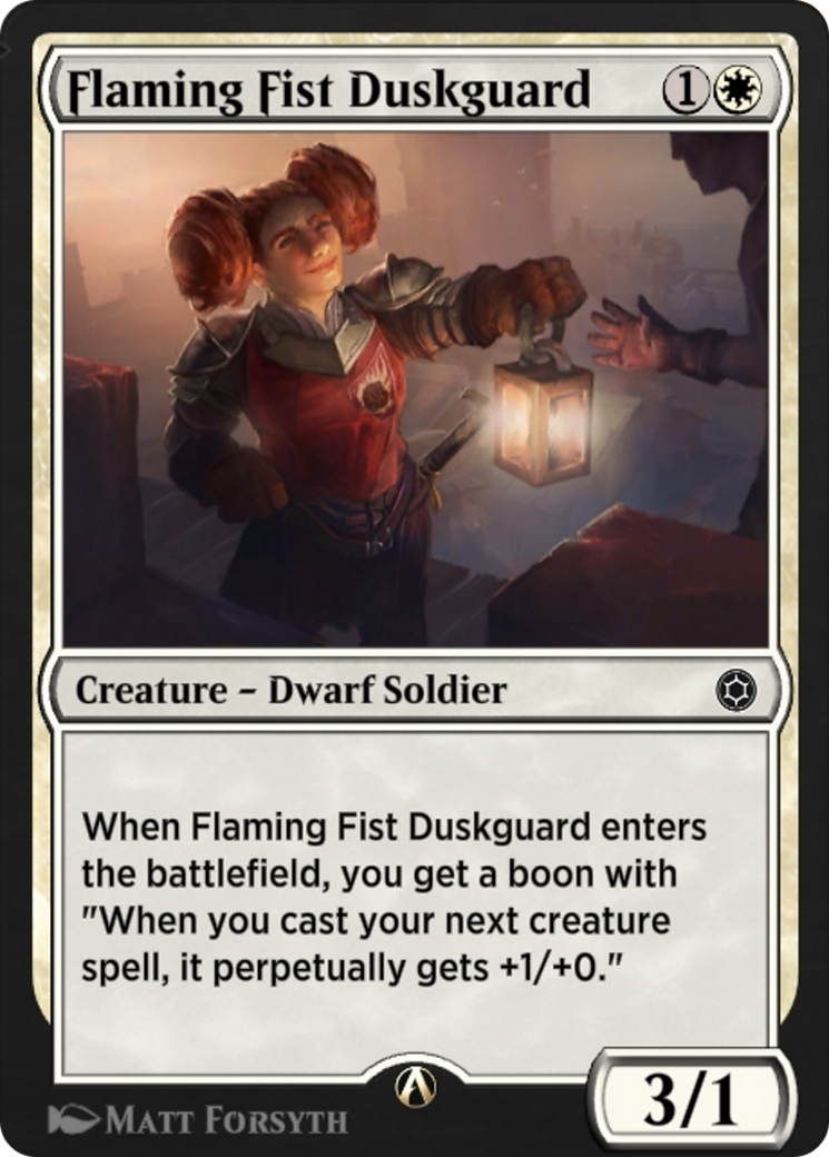 Flaming Fist Duskguard (HBG-022) - Alchemy Horizons: Baldur's Gate-1