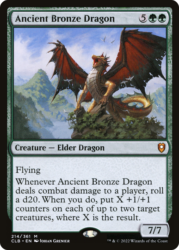 Ancient Bronze Dragon [Commander Legends: Battle for Baldur's Gate]-1