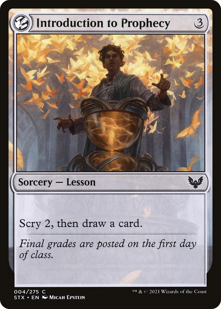 Introduction to Prophecy [Strixhaven: School of Mages]-1