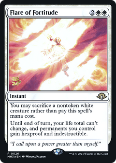Flare of Fortitude [Modern Horizons 3 Prerelease Promos]-1