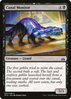 Canal Monitor [Rivals of Ixalan]-1